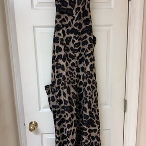 Leopard Print Overalls